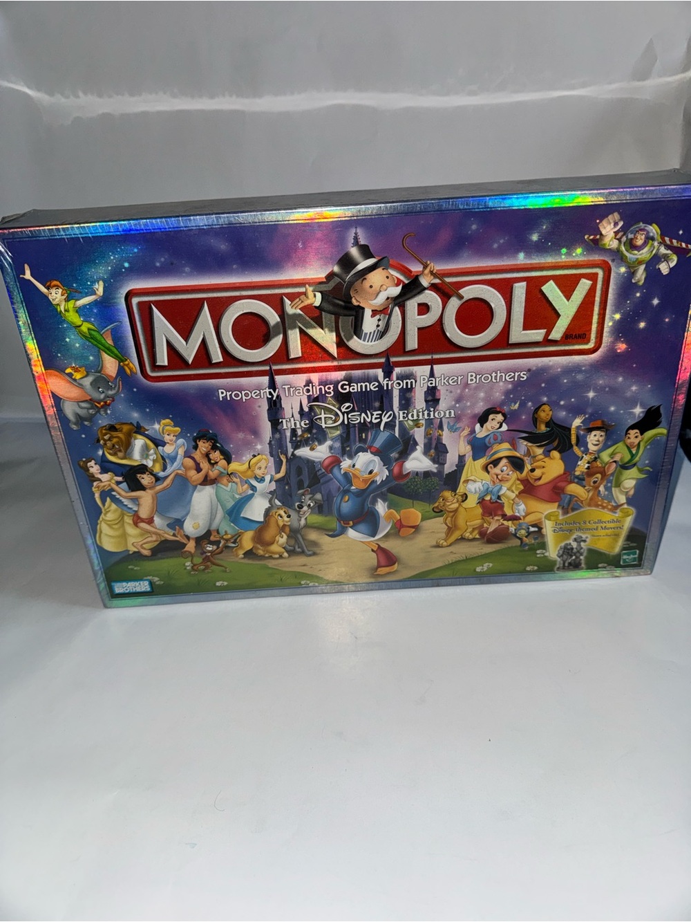 Disney Monopoly Board Game - Blue, Purple, Red Artwork